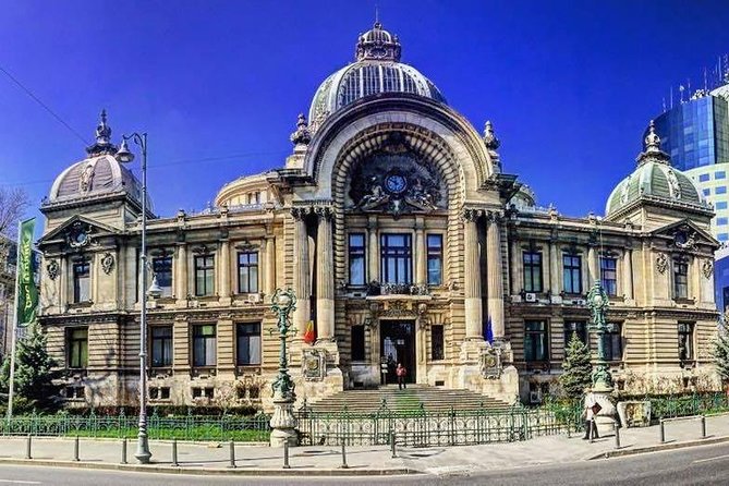 4h Bucharest Panoramic Private Tour by Car with Photo Stops - National History Museum and the CEC Palace