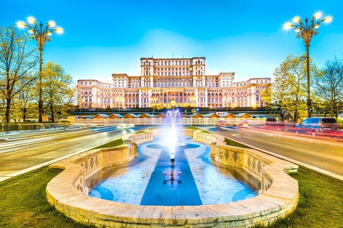 4h Bucharest Panoramic Tour by Car with stops - The Palace of Parliament starts the story