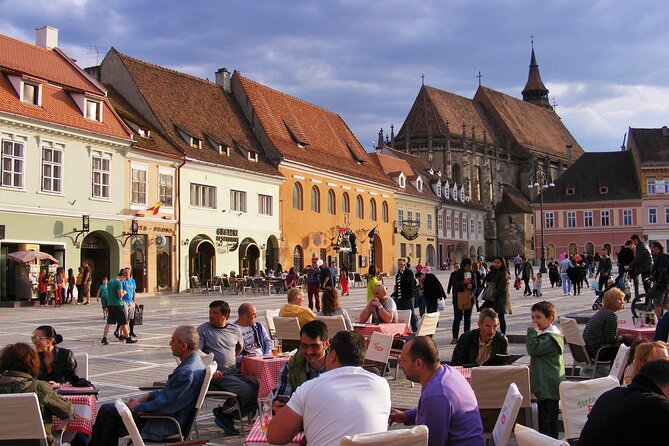 Bran & Peles Castles through the Best Road in the World: Transfagarasan road - Evening in Brasov’s medieval center