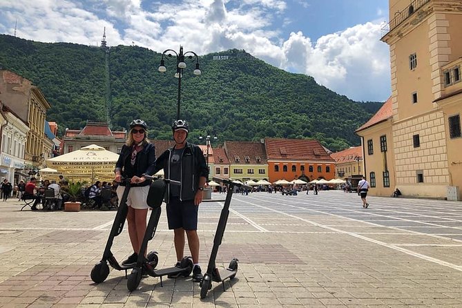 Brasov Old Town Guided Tour With Electric Scooters - Rope Street, Council Square, and the Black Church