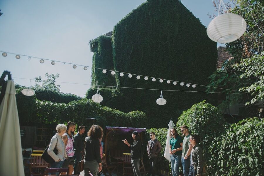 Bucharest Alternative Walking Tour - A stop on Bucharest’s most famous street