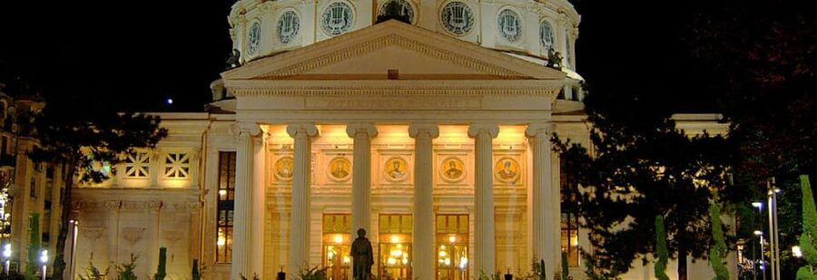Bucharest city tour by car - Revolution Square and the Royal Palace
