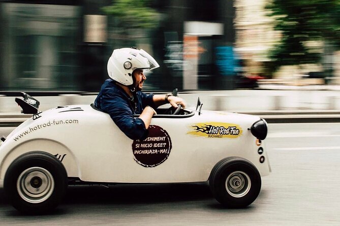 Bucharest: CityTour in one of a kind mini hot rod - The cars, controls, and comfort