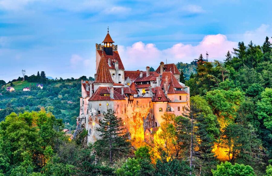 Bucharest: Day Trip 3 Castles Cantacuzino, Peles , Dracula’s - Cantacuzino Castle and the Wednesday Connection