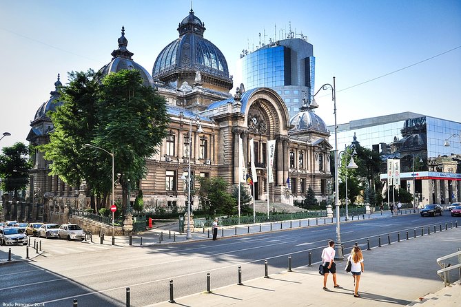 Bucharest Highlights Bike Tour - The new civic center and Patriarchal Cathedral