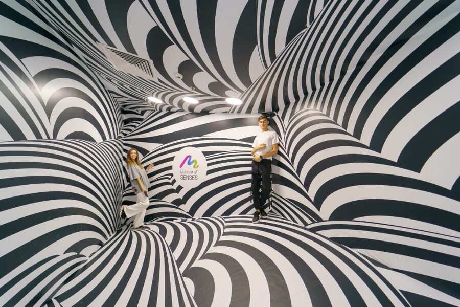 Bucharest: Museum of Senses Entry Ticket - Optical illusions in the 2D cafe and vortex tunnel