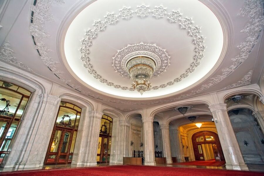 Bucharest: Parliament Palace Skip-the-line Ticket - About one hour, plus security and stairs
