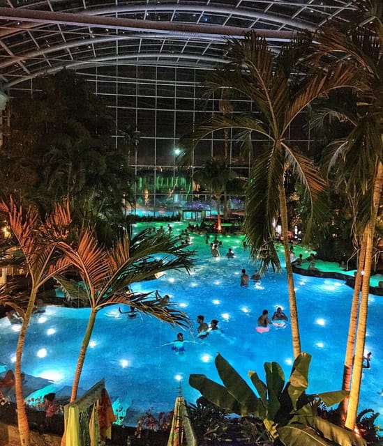 Bucharest: Therme Spa Night Experience with Transfer - Warm geothermal pools and mineral-rich water