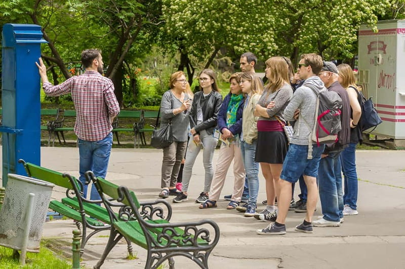Bucharest: Tour of Old Town, Calea Victoriei & Communism - Stavropoleos Church, a quiet center-city pause