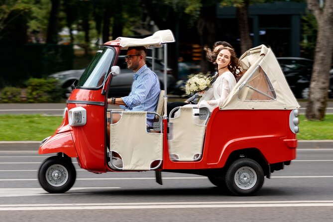 Bucharest Tuk Tuk City Tour - The Romanian Athenaeum Photo Stop