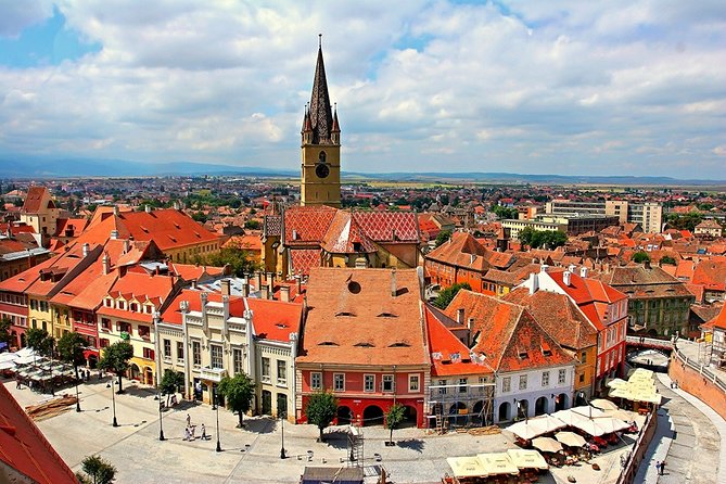 City Tour Sibiu in English - The Council Tower and views across the old center