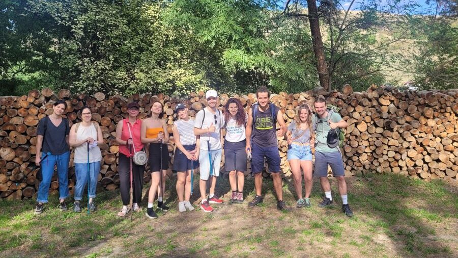 Cluj: Outdoor Activities Day Trip with Zip Line and Hike - Walking into a limestone canyon