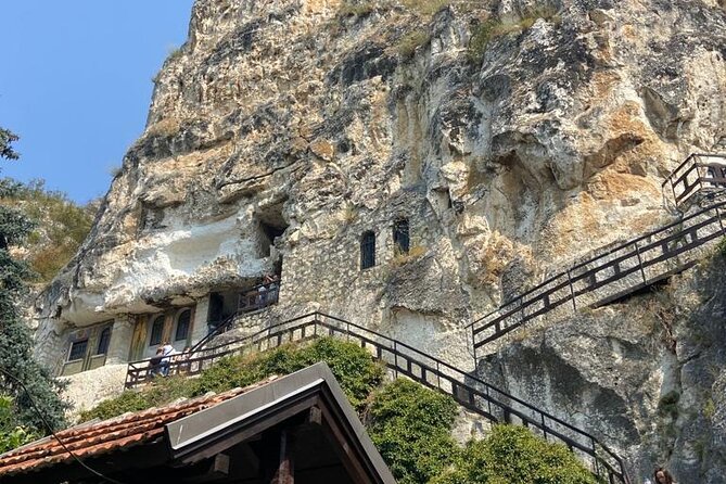 Day Trip to Bulgaria and Veliko Tarnovo from Bucharest - Basarbovo Monastery and its steep rock stairway