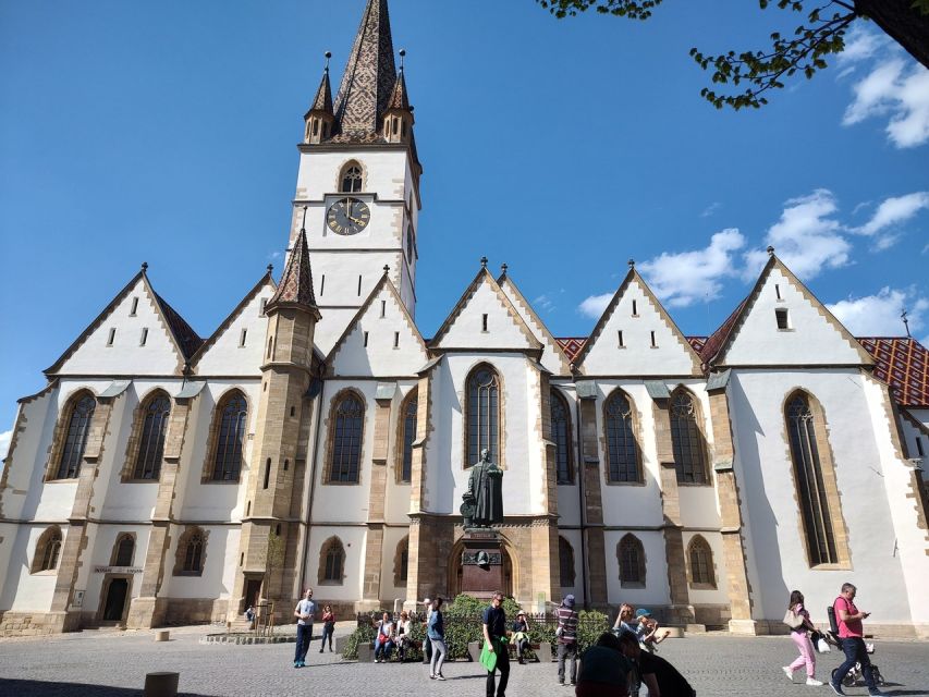 From Brasov: Guided Sighisoara and Sibiu Private Day Trip - Entering Sighișoara’s medieval citadel