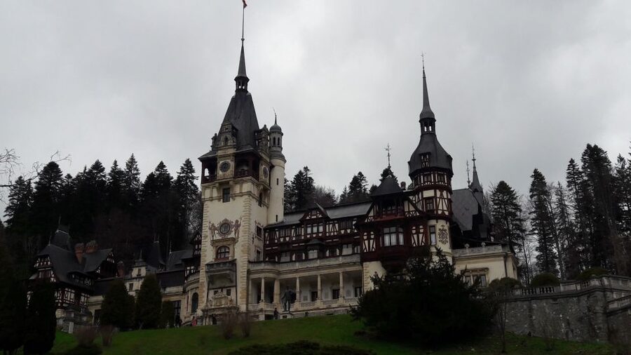 From Brasov: Peles Castle, Bran Castle & Cantacuzino Castle - Bran Castle: Dracula, crowds, and the famous name