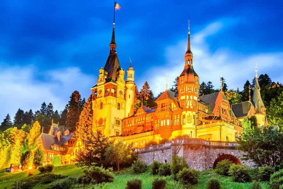 From Bucharest: Dracula, Wednesday, and Peles Castles Tour - Peles Castle: royal rooms in the Carpathians