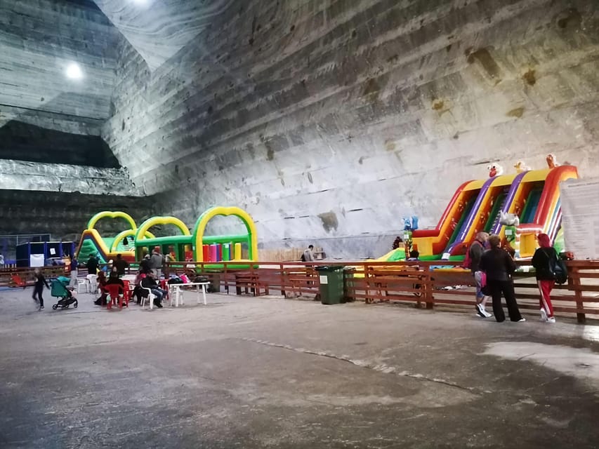 From Bucharest: Private Tour Salina Slanic: Salt Palace - Entering the salt palace