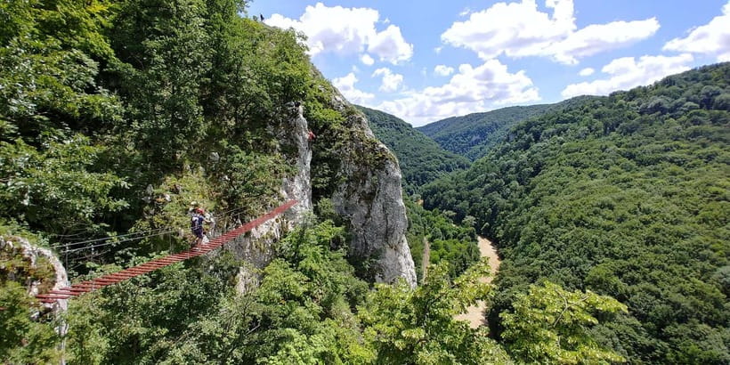 From Oradea: Gorges of Crisul Repede River - Vadu Crisului Falls on the return leg