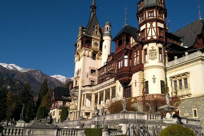 Peles Castle, Bran Castle, Rasnov Fortress and Sinaia Monastery Tour from Brasov - Bran Castle is dramatic, crowded, and worth understanding