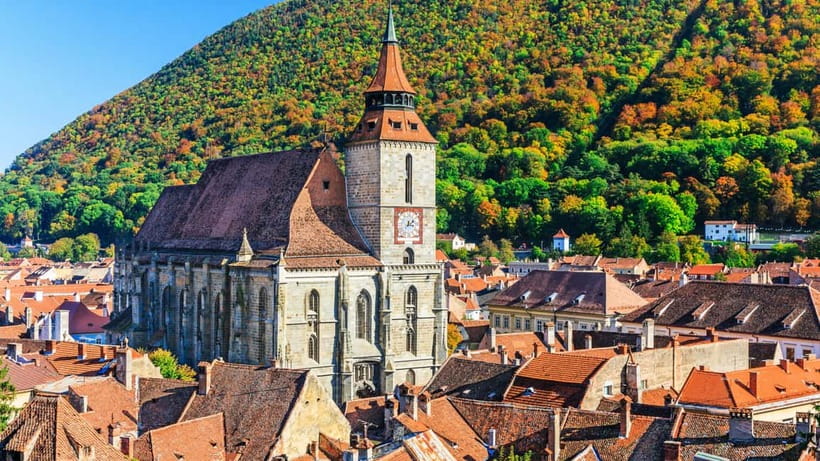 PREMIUM TOUR (6 Pax) Bucharest, Peles&Bran Castles & Brasov - Brașov’s old center