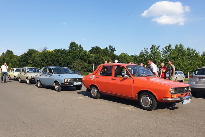 Private -RedPatrol Tour of Bucharest with a Romanian Vintage Car - Casa Radio, a Communist ghost building