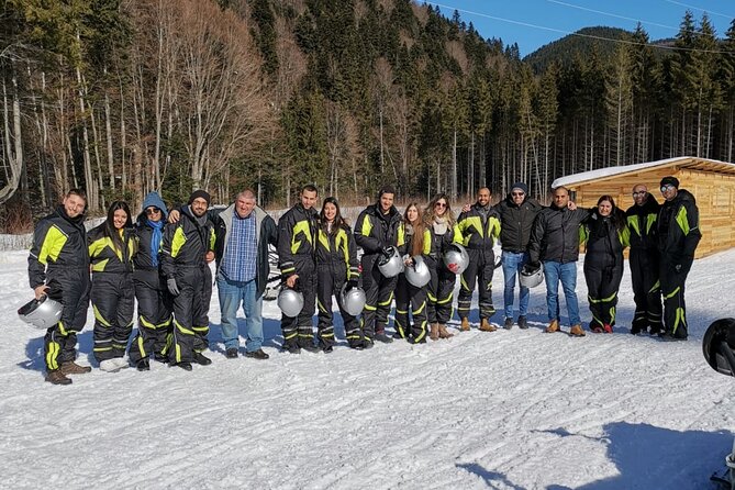 SnowMobiles Tour in Carpathian Mountains - Peles Castle gives the day a strong cultural center