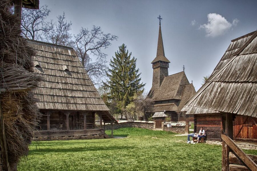 Traditions in Bucharest: Village Museum and Wine Tasting - Walking through the Dimitrie Gusti National Village Museum