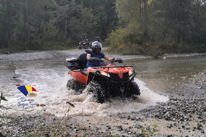 Triumph Arch, Paltinu Dam, Doftana, Small Group ATV Tour - Paltinu Dam and the water of Doftana
