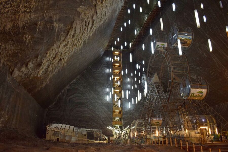 Turda Salt Mine 4h guided tour from Cluj - Entering Franz Joseph gallery and the old mine workings